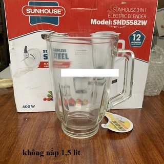 (LINH KIỆN CHÍNH HÃNG) LY THỦY TINH, CỐI THỦY TINH MÁY XAY SINH TỐ SUNHOUSE SH558 SHD5580 SHD5582 SHD5582W