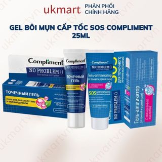 Gel bôi mụn cấp tốc Compliment No Problem 25ml SOS, AHA-BHA-PHA Tea Tree