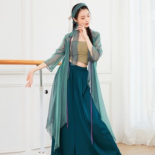[sẵn set 3 món trang phục múa cổ trang trung hoa đồ múa cổ điển a198 - đồ múa tịnh nhi