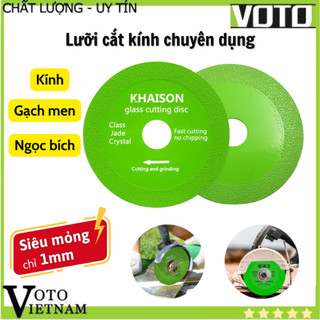 Đĩa cắt kính phủ kim cương chuyên dụng, cắt thủy tinh, ngọc bích, gạch men đường kính 100mm siêu mỏng