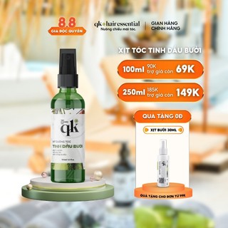 XỊT TÓC TINH DẦU BƯỞI HANDMADE QK