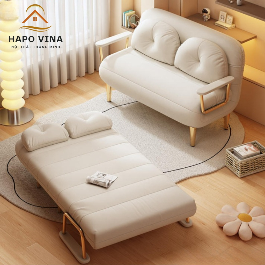 Ghế Sofa Giường Gấp Gọn 3 trong 1 Có Nhiều Chế Độ Có Thể Điều Chỉnh, Sofa Bed Có Khung Thép Chất Chịu Tải Đến 350KG | BigBuy360 - bigbuy360.vn