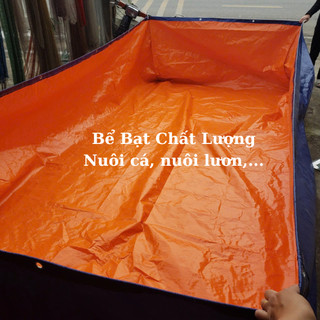 BỂ BẠT NUÔI CÁ, ỐC, ẾCH , LƯƠN ĐỦ KÍCH THƯỚC - bạt 6.4.1