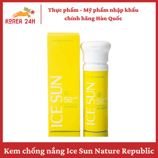 Kem chống nắng Ice Puff Sun Nature Republic mẫu mới