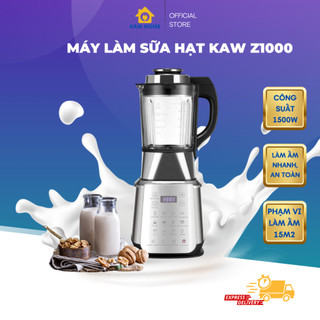 Máy làm sữa hạt kaw z1000 17 chức năng, công suất 1350w dung tích 1.75l bh 12 tháng kaw home