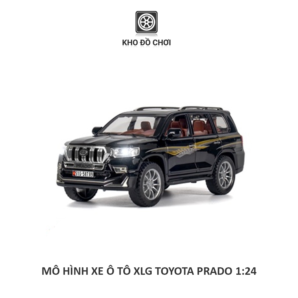 Mô hình xe ô tô XLG Toyota Prado 1:24 [TẶNG BIỂN VIP]