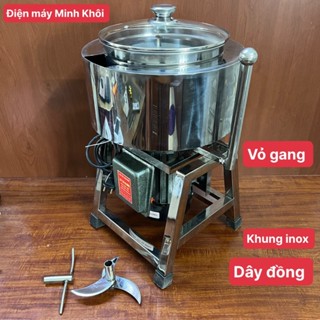   2kg  Máy xay thịt làm giò,chả công nghiệp 2kg 1.5KW có bao đá đa năng máy chà bông lõi đồng 100%  