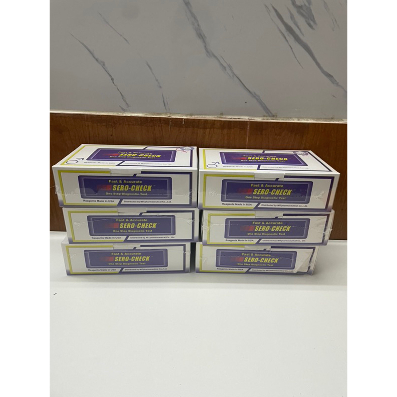 HỘP TEST THỬ HIV  SERO-CHECK CỦA MỸ 25 que