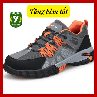  Giày Bảo Hộ Lao Động Nam Thể Thao GUYISA 1105 Cao Cấp - Chống Đinh Chống Cắt - Tặng Kèm Tất Chân 