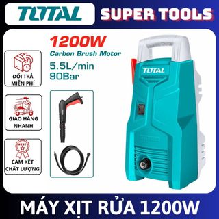 TOTAL Máy xịt rửa 1200W TGT113026 <HÀNG CHÍNH HÃNG>