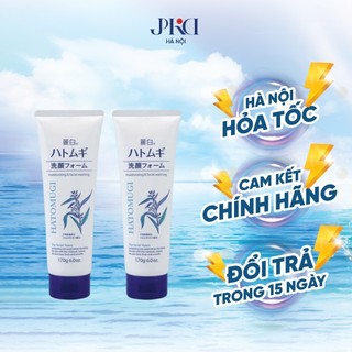 Sữa rửa mặt trắng da ý dĩ Hatomugi Moisturizing & Facial Washing 170g