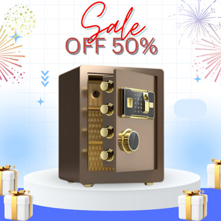  Két Sắt Điện Tử Cao Cấp Khóa Số Khóa Vân Tay Thông Minh Chống Cháy Hiện Đại,Két Có Kèm Vít Gắn Vào Tủ Và Tường Dễ Dàng 