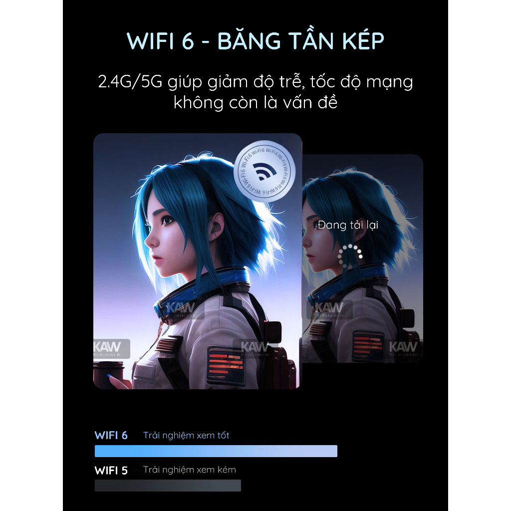 Máy Chiếu KAW K850 - Chiếu Gia Đình, Độ Sáng Cao, Hỗ Trợ Video 4K, Full HD, Bảo Hành Chính Hãng | BigBuy360 - bigbuy360.vn