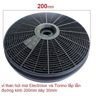vỉ than hoạt tính hút mùi Electrolux model EF6510K / X / W,.., Torino Fs-303