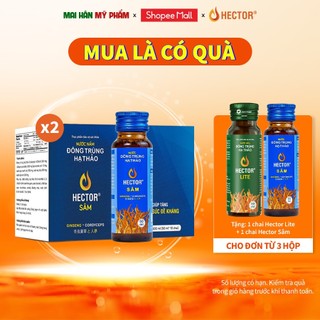 Nước đông trùng hạ thảo kết hợp sâm hector x 20 chai