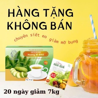 Trà Bí Đao Giảm Cân Gia Truyền Thiên Long hộp 40 gói có tặng Detox