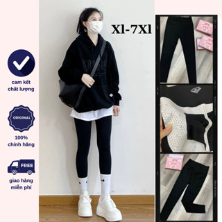 Quần Legging Bigsize, Quần Legging Su Đúc Giúp Định Hình Nâng Mông, Quần plussize Đến 130kg Ms2510