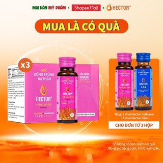 Combo 30 chai Nước uống Collagen Đông Trùng Hạ Thảo Hector 5000mg