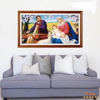  Tranh gắn đá gia đính chúa KT:80x50cm,tranh đính đá chưa đính. 