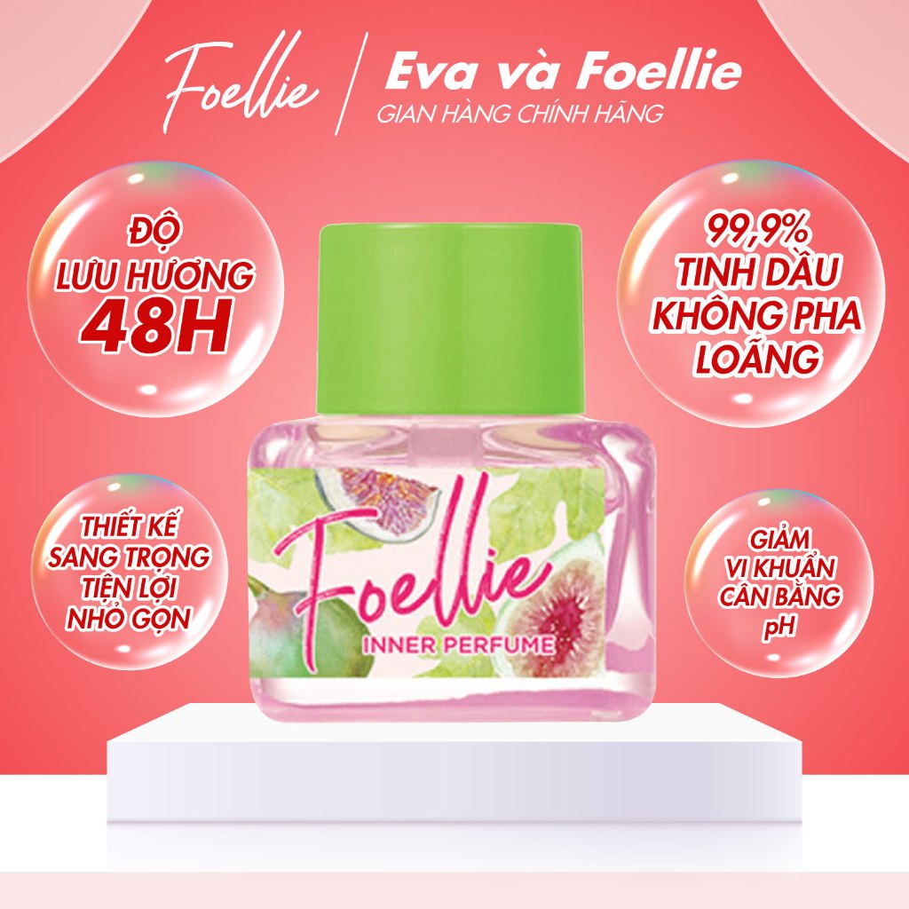 [COMBO 5ML] Nước Hoa Vùng Kín FOELLIE Lưu Hương Cực Lâu, Mùi Hương Nhẹ Nhàng, Quyến Rủ, Nồng Nàn