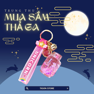 Móc Khóa Hình Bình Gas Kim Tuyến Đủ Màu - tigon store