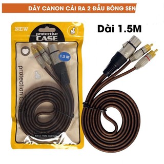 Dây tín hiệu âm thanh cho loa sub điện dài 1.5m - dây sub điện
