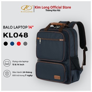 Balo dù laptop 14 inch nhỏ gọn thời trang kim long kl048