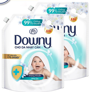 Túi nước xả vải Downy mềm mịn tinh khiết 2.5lit