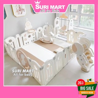 Combo full set quây gấp gọn Newber Phi hành gia, Quây cũi nhựa cho bé mẫu mới