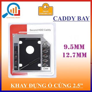 Caddy Bay Nhôm SATA III - Khay ổ cứng HDD, SSD thay thế cho ổ DVD
