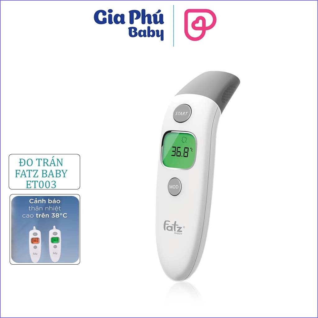 Nhiệt kế hồng ngoại đo trán và đo tai Fatz Baby Prompt 4 ET003 chính hãng