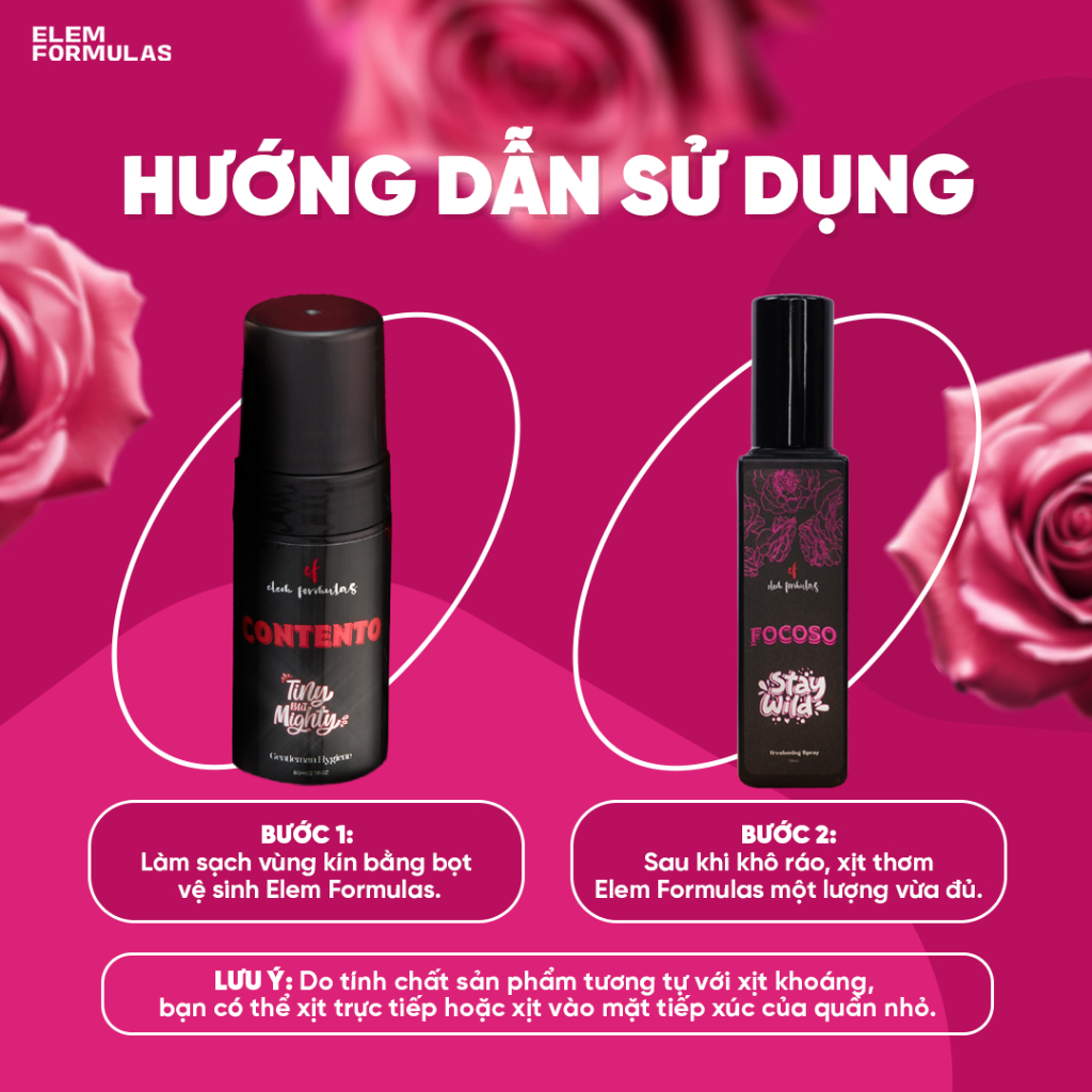 Box X2 Kiss EF Elemformulas 2 xịt thơm miệng vị tình yêu, Nước hoa vùng kín hương nước hoa cao cấp