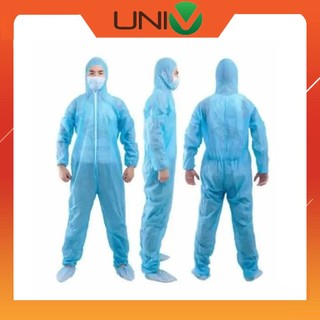 Bộ đồ 4 món bảo hộ phòng dịch, quần áo phòng chống dịch . Màu XANH hoặc TRẮNG