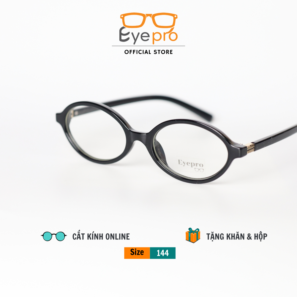 Gọng kính cận phong cách Y2K, mắt kính dáng oval, gọng kính Eyepro L9070