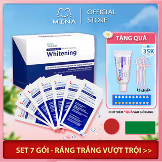 Set 7 gói miếng dán trắng răng supreme professional chính hãng mỹ - miếng dán crest 3d white