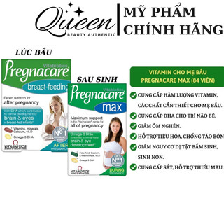 Viên Uống Vitamin Tổng Hợp Pregnacare Max Vitabiotics Cho Bà Bầu 84 Viên
