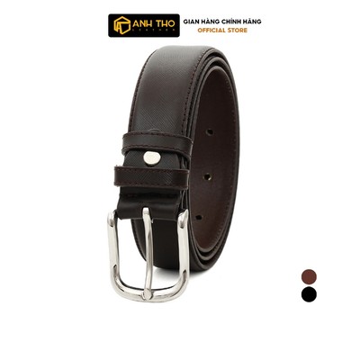 Thắt lưng da bò khoá thép TONY | MSAKT35-02 | Anh Tho Leather