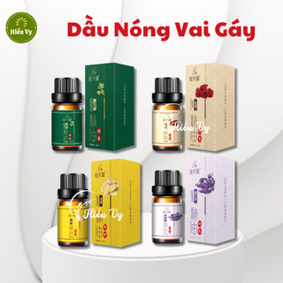Tinh dầu massage body nóng 10ml giác hơi, cạo gió, đả thông kinh lạc, matxa cổ vai gáy