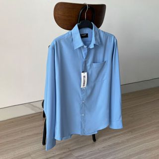  Áo sơ mi lụa nam cổ bẻ dài tay mặt vải mềm mại thấm hút cực tốt phom dáng thanh lịch - BELAIRMAN 