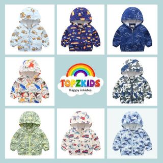 BST Áo Khoác Gió Bear Malwee Mẫu Mới 2024 Cho Bé, Áo Khoác Gió Chất Liệu Mềm Mại Giữ Ấm Cản Gió Tốt Cho Bé Trai - Malwee