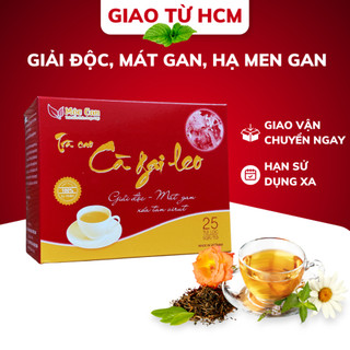 Trà Cà gai leo Mộc Can giải độc gan, mát gan, hạ men gan, gan nhiễm mỡ hộp 25 túi lọc
