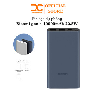 Pin sạc dự phòng Xiaomi 10000mAh Gen 3 PLM13ZM sạc nhanh 18W/ 10000mAh gen 4 sạc nhanh 22.5W PB100DZM - Bảo hành 3 tháng