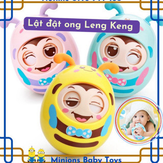 Đồ chơi lật đật gặm nướu Leng Keng vui nhộn phát triển thính giác cho bé