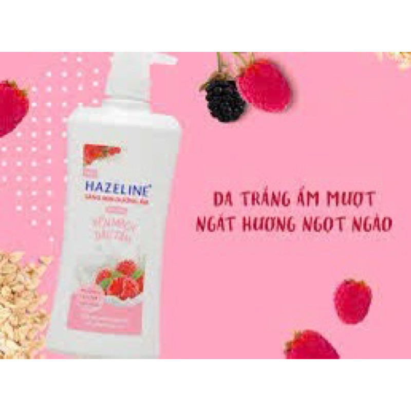 Sữa tắm Hazeline Yến mạch Dâu tằm 670g