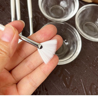 Bộ bát thủy tinh và chổi peel da
