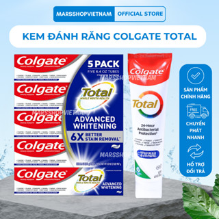 Kem Đánh Răng Colgate Total  Advanced Whitening 181g Mỹ, Kem Đánh Răng Colgate Mỹ - Marsshopvietnam