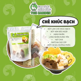 Set Chè khúc bạch tự nấu, set nguyên liệu nấu chè 3 vị thạch thơm ngon THE GARDEN