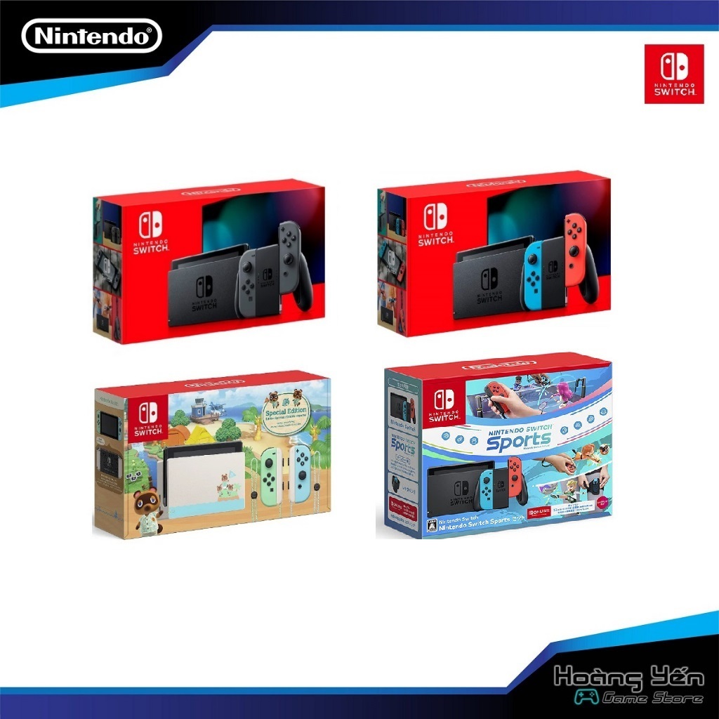 Máy chơi game nintendo switch V2 neon - Nintendo switch