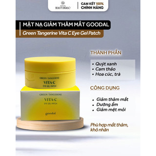 Mặt mạ mắt giảm thâm GOODAL Green Tangerine Vita C Eye Gel Patch