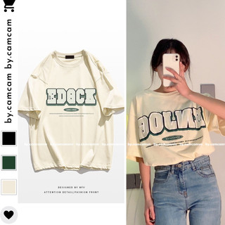 Áo Thun Tay Lỡ Chữ EDBCK 100% Cotton, Áo Phông Rộng Mẫu Mới 2022 𝘽𝙮.𝘾𝙖𝙢𝙘𝙖𝙢